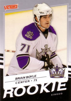 #209 Brian Boyle - Los Angeles Kings - 2008-09 Upper Deck Victory Hockey