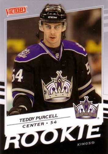#212 Teddy Purcell - Los Angeles Kings - 2008-09 Upper Deck Victory Hockey