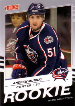#219 Andrew Murray - Columbus Blue Jackets - 2008-09 Upper Deck Victory Hockey