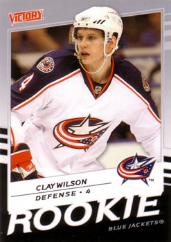 #242 Clay Wilson - Columbus Blue Jackets - 2008-09 Upper Deck Victory Hockey