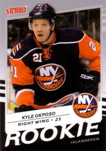 #245 Kyle Okposo - New York Islanders - 2008-09 Upper Deck Victory Hockey