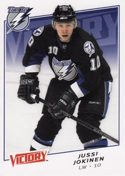 #25 Jussi Jokinen - Tampa Bay Lightning - 2008-09 Upper Deck Victory Hockey