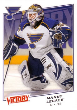 #27 Manny Legace - St. Louis Blues - 2008-09 Upper Deck Victory Hockey