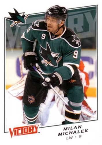 #33 Milan Michalek - San Jose Sharks - 2008-09 Upper Deck Victory Hockey