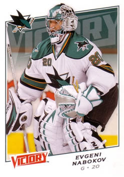 #34 Evgeni Nabokov - San Jose Sharks - 2008-09 Upper Deck Victory Hockey