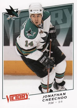 #35 Jonathan Cheechoo - San Jose Sharks - 2008-09 Upper Deck Victory Hockey