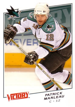 #36 Patrick Marleau - San Jose Sharks - 2008-09 Upper Deck Victory Hockey