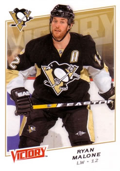 #40 Ryan Malone - Pittsburgh Penguins - 2008-09 Upper Deck Victory Hockey