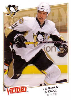 #42 Jordan Staal - Pittsburgh Penguins - 2008-09 Upper Deck Victory Hockey