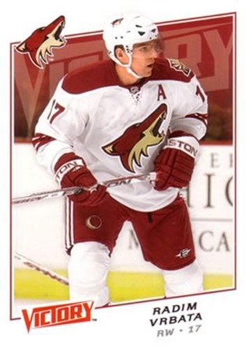 #48 Radim Vrbata - Phoenix Coyotes - 2008-09 Upper Deck Victory Hockey
