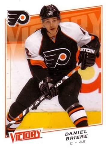 #52 Daniel Briere - Philadelphia Flyers - 2008-09 Upper Deck Victory Hockey