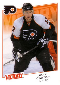 #55 Jeff Carter - Philadelphia Flyers - 2008-09 Upper Deck Victory Hockey