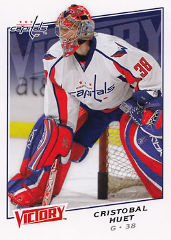 #5 Cristobal Huet - Washington Capitals - 2008-09 Upper Deck Victory Hockey