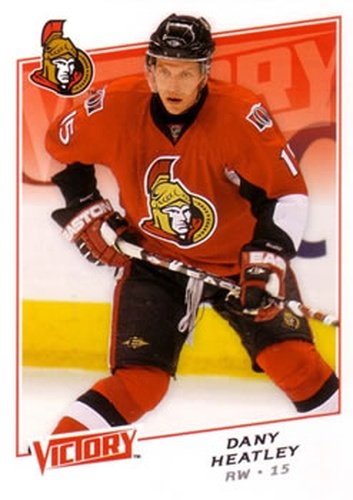 #62 Dany Heatley - Ottawa Senators - 2008-09 Upper Deck Victory Hockey