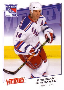 #68 Brendan Shanahan - New York Rangers - 2008-09 Upper Deck Victory Hockey