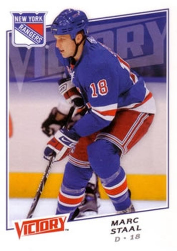 #69 Marc Staal - New York Rangers - 2008-09 Upper Deck Victory Hockey