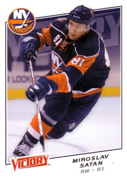 #73 Miroslav Satan - New York Islanders - 2008-09 Upper Deck Victory Hockey