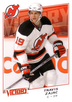 #79 Travis Zajac - New Jersey Devils - 2008-09 Upper Deck Victory Hockey
