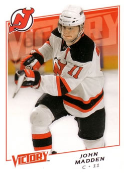 #81 John Madden - New Jersey Devils - 2008-09 Upper Deck Victory Hockey