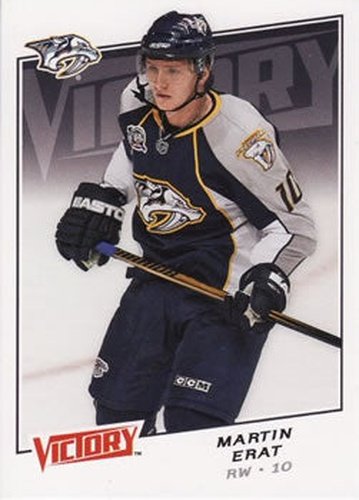 #88 Martin Erat - Nashville Predators - 2008-09 Upper Deck Victory Hockey