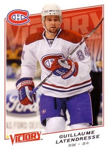 #92 Guillaume Latendresse - Montreal Canadiens - 2008-09 Upper Deck Victory Hockey