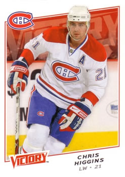 #95 Chris Higgins - Montreal Canadiens - 2008-09 Upper Deck Victory Hockey