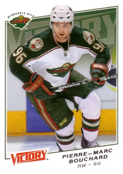 #99 Pierre-Marc Bouchard - Minnesota Wild - 2008-09 Upper Deck Victory Hockey