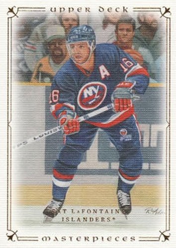 #24 Pat LaFontaine - New York Islanders - 2008-09 Upper Deck Masterpieces Hockey