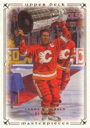 #25 Lanny McDonald - Calgary Flames - 2008-09 Upper Deck Masterpieces Hockey