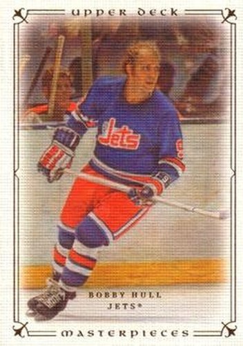 #27 Bobby Hull - Winnipeg Jets - 2008-09 Upper Deck Masterpieces Hockey