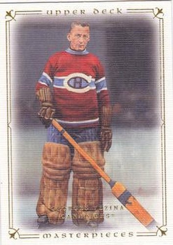#29 Georges Vezina - Montreal Canadiens - 2008-09 Upper Deck Masterpieces Hockey