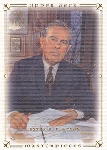 #2 Lester B. Pearson - 2008-09 Upper Deck Masterpieces Hockey