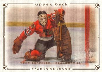 #31 Tony Esposito - Chicago Blackhawks - 2008-09 Upper Deck Masterpieces Hockey