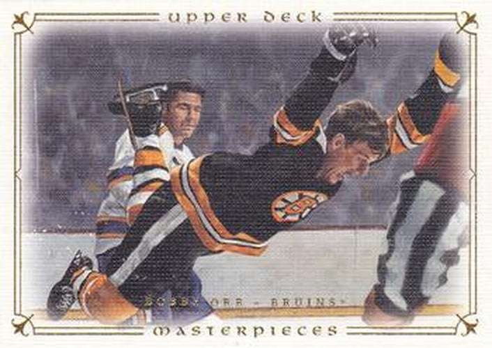 #34 Bobby Orr - Boston Bruins - 2008-09 Upper Deck Masterpieces Hockey