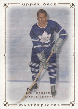 #4 Bill Barilko - Toronto Maple Leafs - 2008-09 Upper Deck Masterpieces Hockey