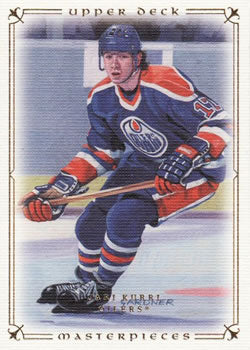 #5 Jari Kurri - Edmonton Oilers - 2008-09 Upper Deck Masterpieces Hockey