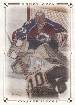 #7 Patrick Roy - Colorado Avalanche - 2008-09 Upper Deck Masterpieces Hockey