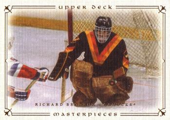 #9 Richard Brodeur - Vancouver Canucks - 2008-09 Upper Deck Masterpieces Hockey