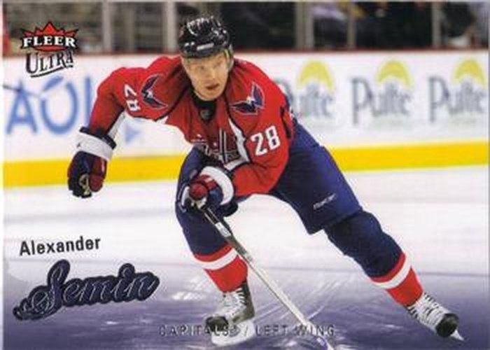 #101 Alexander Semin - Washington Capitals - 2008-09 Ultra Hockey