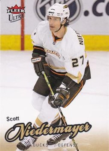 #108 Scott Niedermayer - Anaheim Ducks - 2008-09 Ultra Hockey