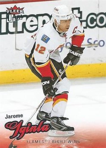 #110 Jarome Iginla - Calgary Flames - 2008-09 Ultra Hockey
