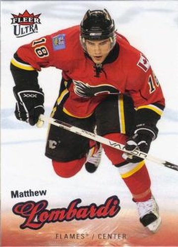 #115 Matthew Lombardi - Calgary Flames - 2008-09 Ultra Hockey