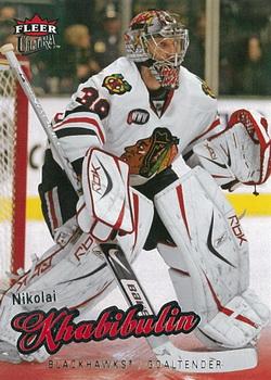 #118 Nikolai Khabibulin - Chicago Blackhawks - 2008-09 Ultra Hockey