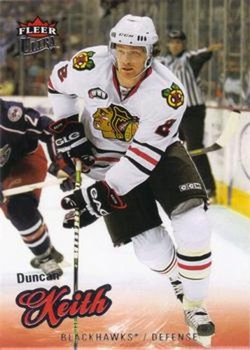 #123 Duncan Keith - Chicago Blackhawks - 2008-09 Ultra Hockey