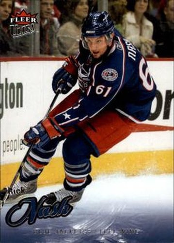 #136 Rick Nash - Columbus Blue Jackets - 2008-09 Ultra Hockey