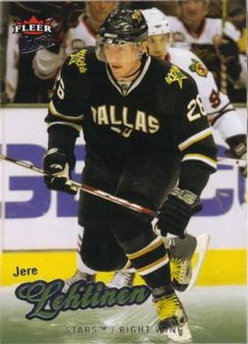 #141 Jere Lehtinen - Dallas Stars - 2008-09 Ultra Hockey