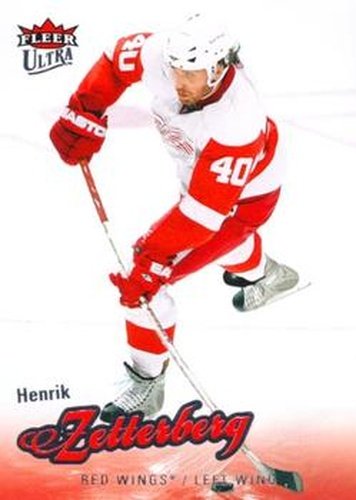 #147 Henrik Zetterberg - Detroit Red Wings - 2008-09 Ultra Hockey