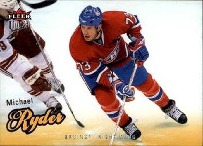 #14 Michael Ryder - Boston Bruins - 2008-09 Ultra Hockey