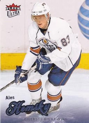 #152 Ales Hemsky - Edmonton Oilers - 2008-09 Ultra Hockey