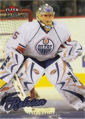 #157 Dwayne Roloson - Edmonton Oilers - 2008-09 Ultra Hockey